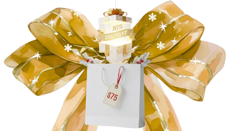 🎁 DAY 10 DEAL — 10% OFF Any Order Over $75