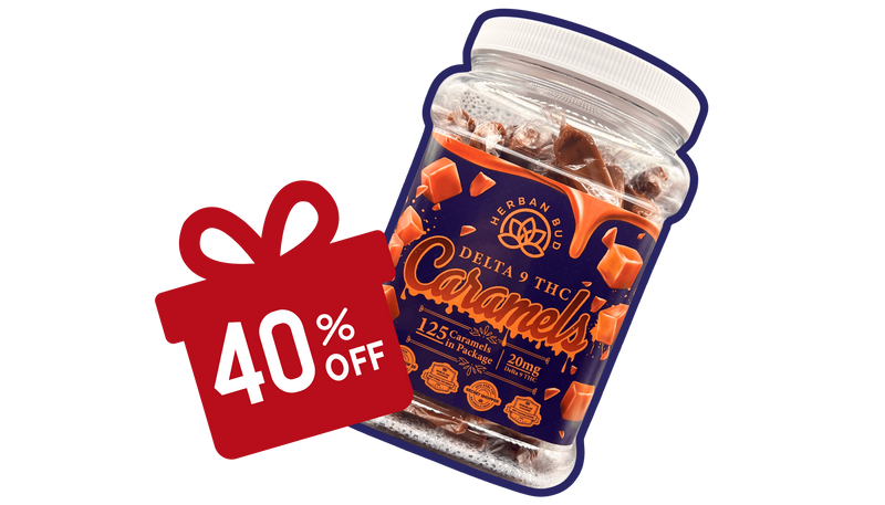 🎁 DAY 1 DEAL — 40% OFF our new 125CT Caramel taffy tub