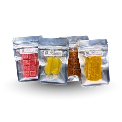 4PK Mystery Sample Bundle – Herban & Fyre Pre-rolls, Herban & Fyre Gummies, Herban Taffy