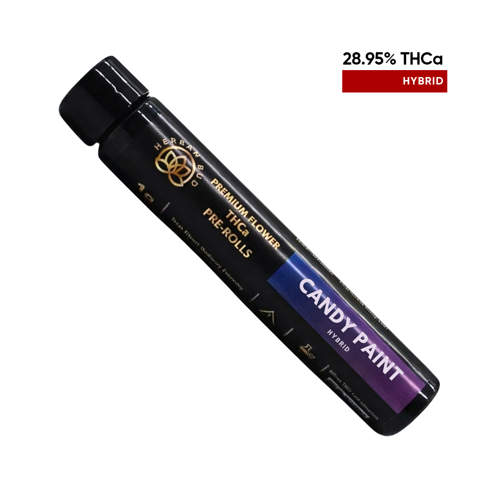Herban Bud Premium Hybrid THCa Pre-Roll 1-Pack (1.5g) – Candypainthb 1 Pkpr