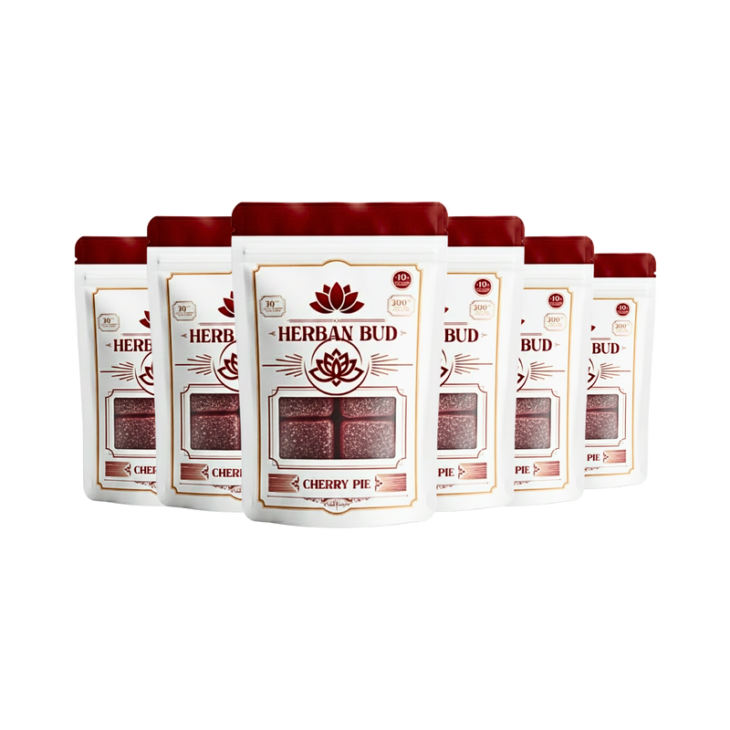 6pk Bundle – Cherry Pie Delta-9 THC Gummies | Live Rosin | 30mg (60ct / 1800mg)