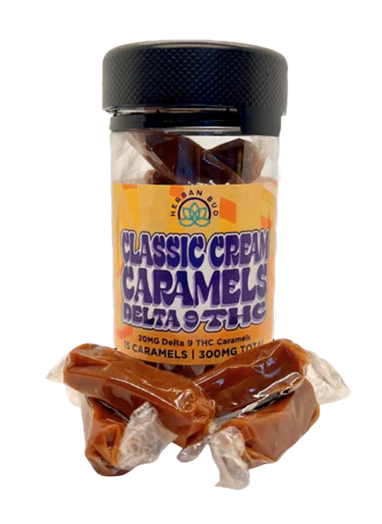 Classic Carmel Taffy Delta 9 Happy Taffy - 15CT 20mg - 300mg