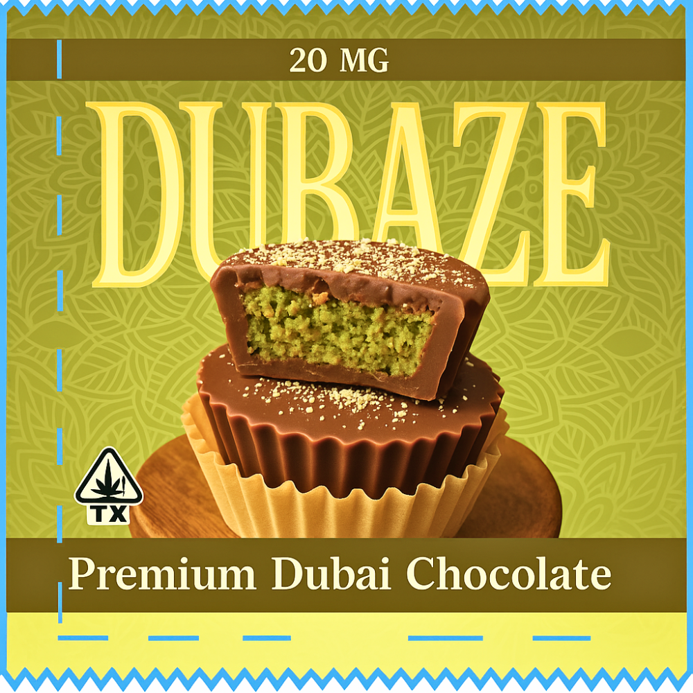 2PK Dubai Chocolates 20mg Delta-9 THC - 40mg total