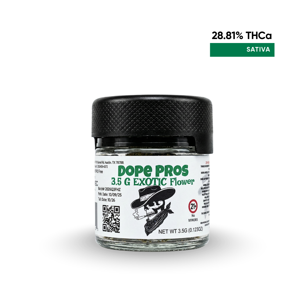 Dope Pros Exotic 3.5g Sativa – View 3