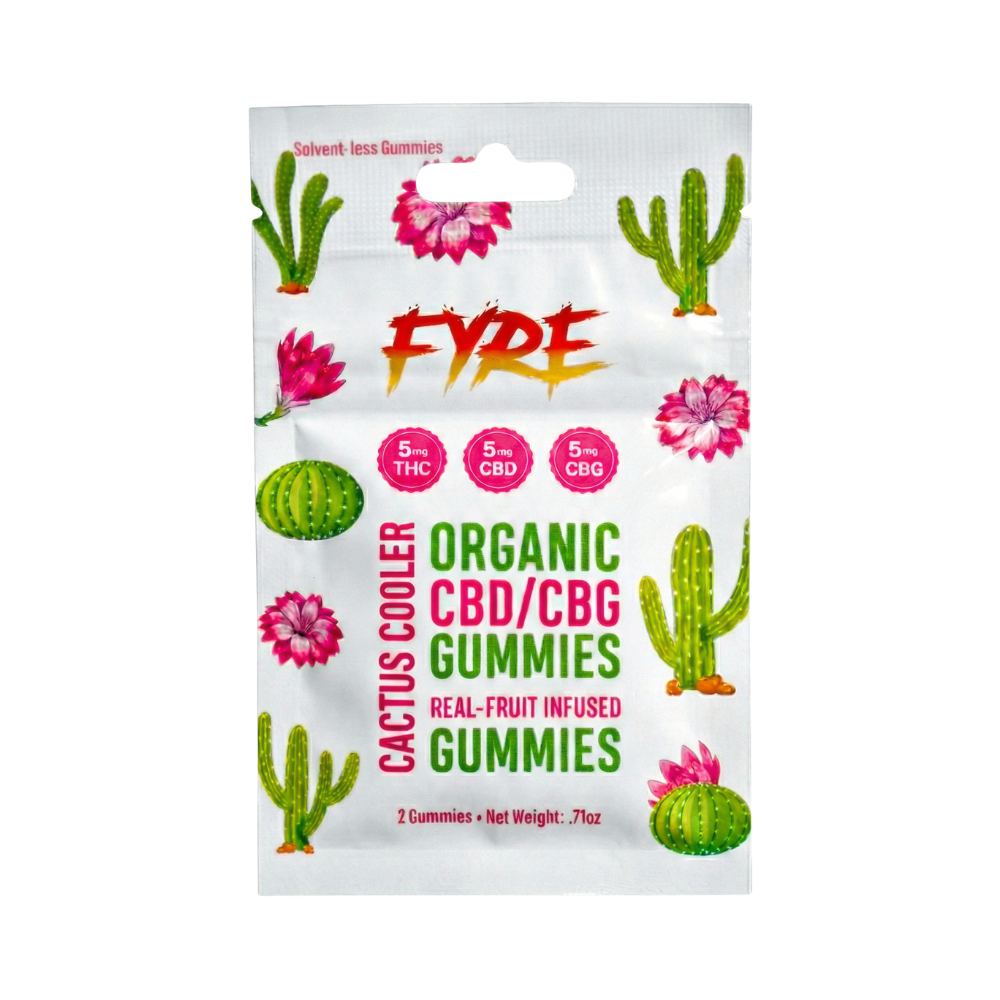 Fyre Delta 9 THC Gummies – 2 Pkgummycactuscooler