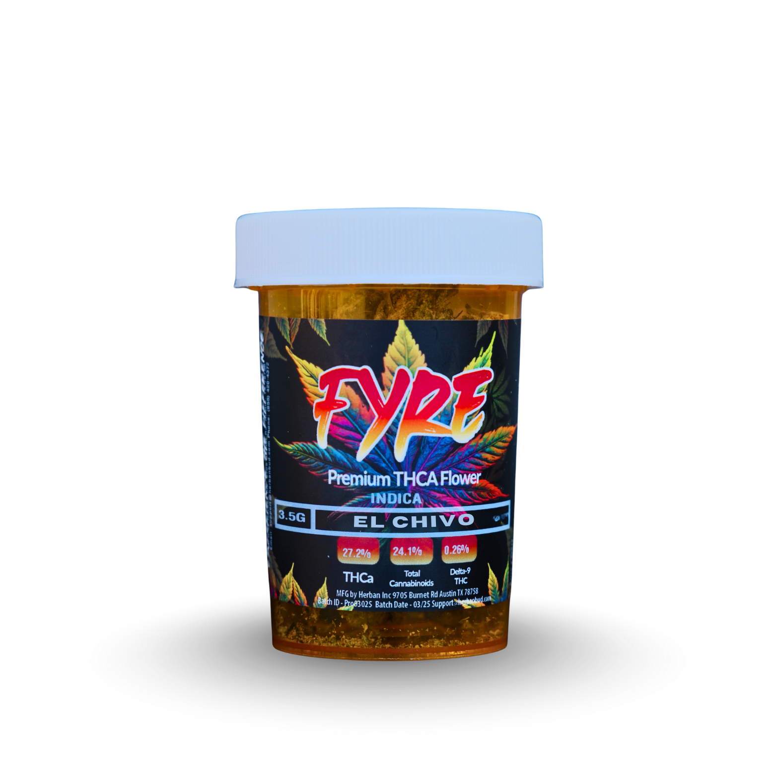 El Chivo - Indica - Fyre THCa 3.5g Flower