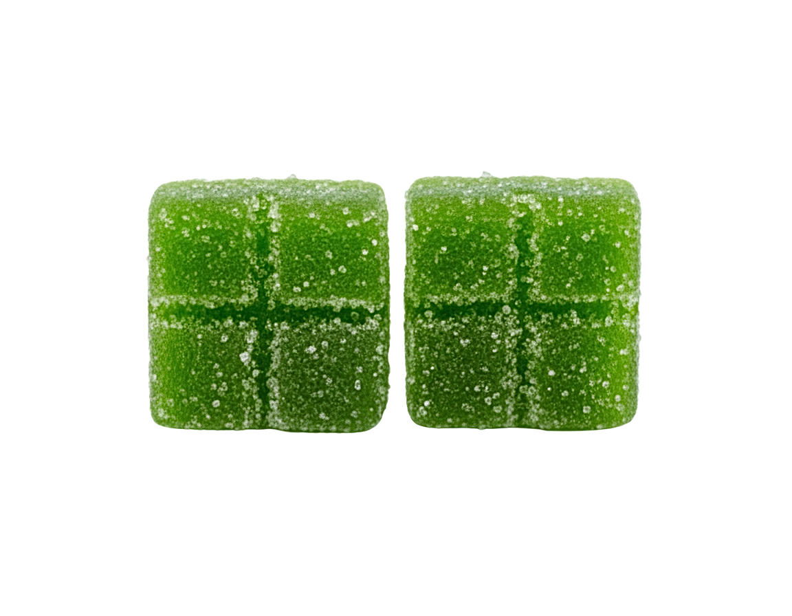 2PK Green Apple 30 MG Live Rosin Delta-9 THC Gummies - 2ct - 60mg