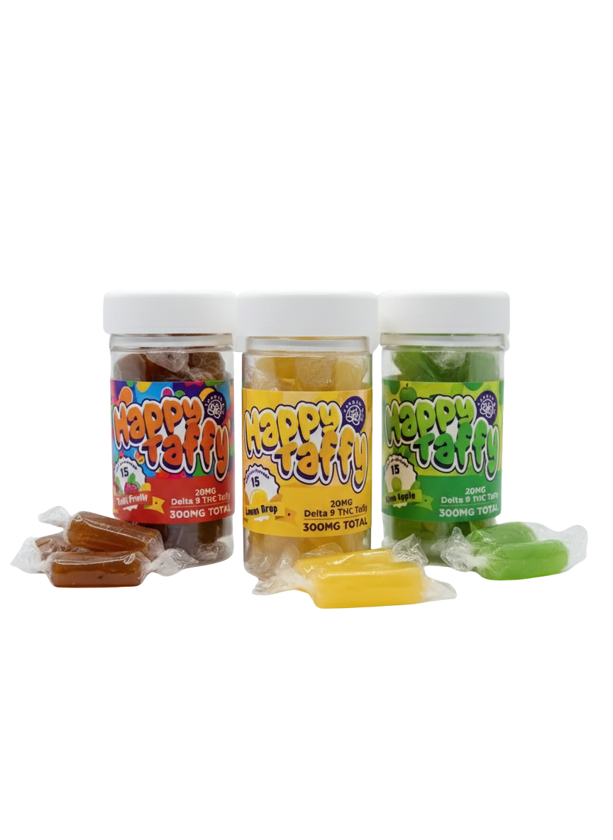 The Ultimate Delta 9 Happy Taffy Bundle | 3-Pack Variety (900mg Total D9)