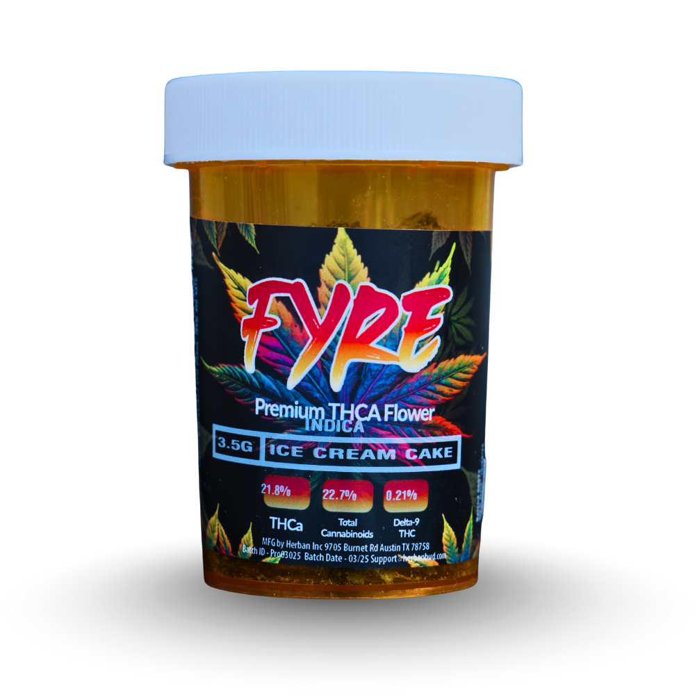 Ice Cream Cake - Indica - Fyre THCa 3.5g Flower