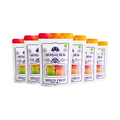 6pk Bundle – Mixed Fruit Delta-9 THC Gummies | Live Rosin | 30mg (60ct / 1800mg)