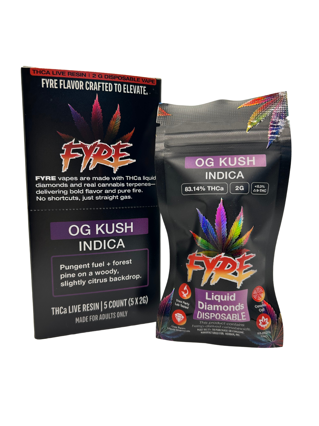 2g FYRE Disposable Vape