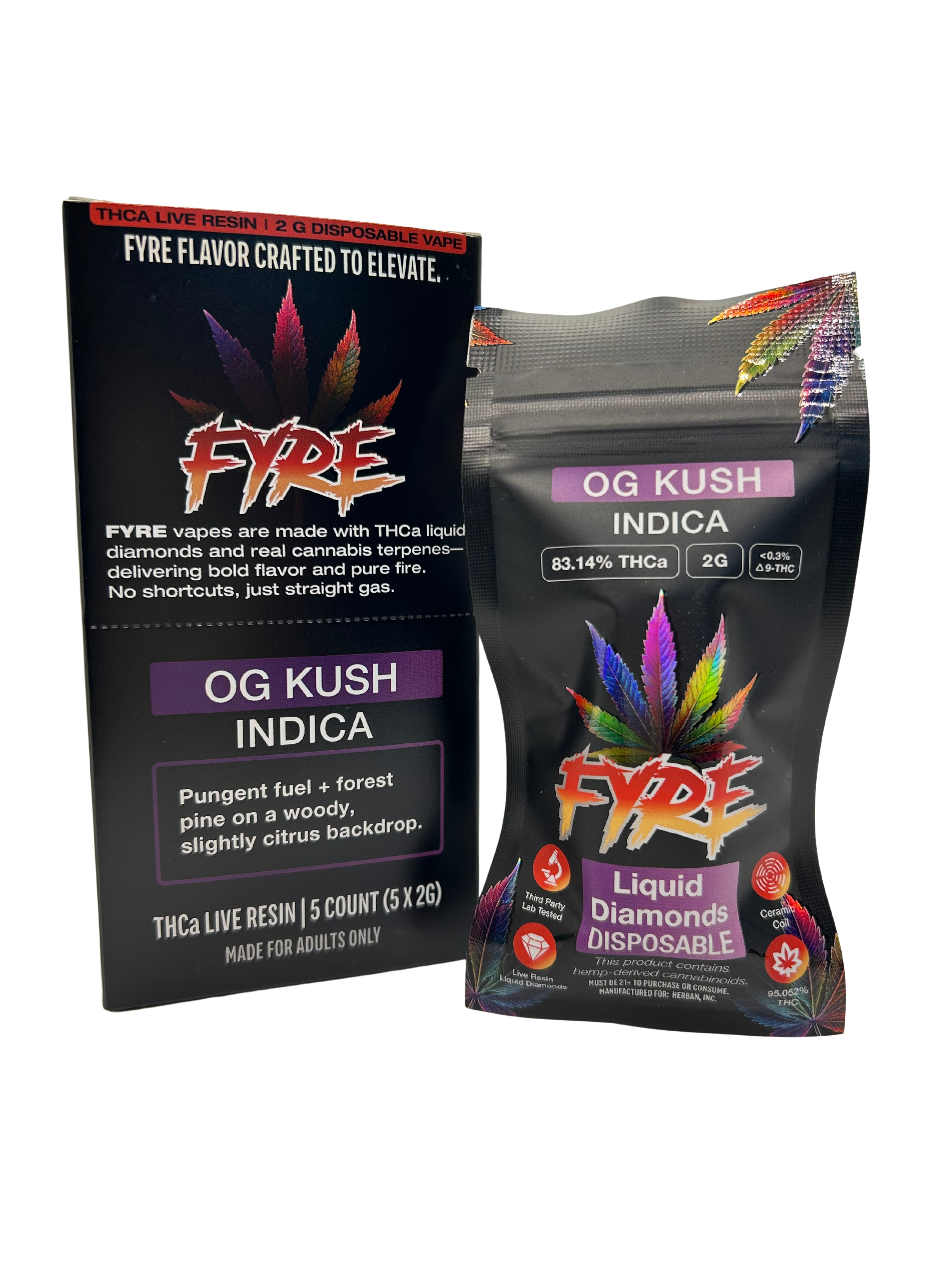 2g FYRE Disposable Vape