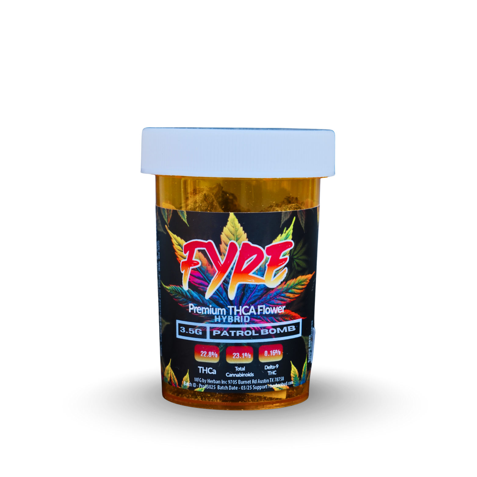 Patrol Bomb - Hybrid - Fyre THCa 3.5g Flower