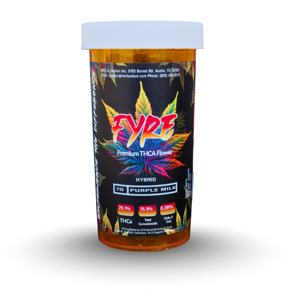 Purple Milk - Hybrid - Fyre THCa 7g Flower
