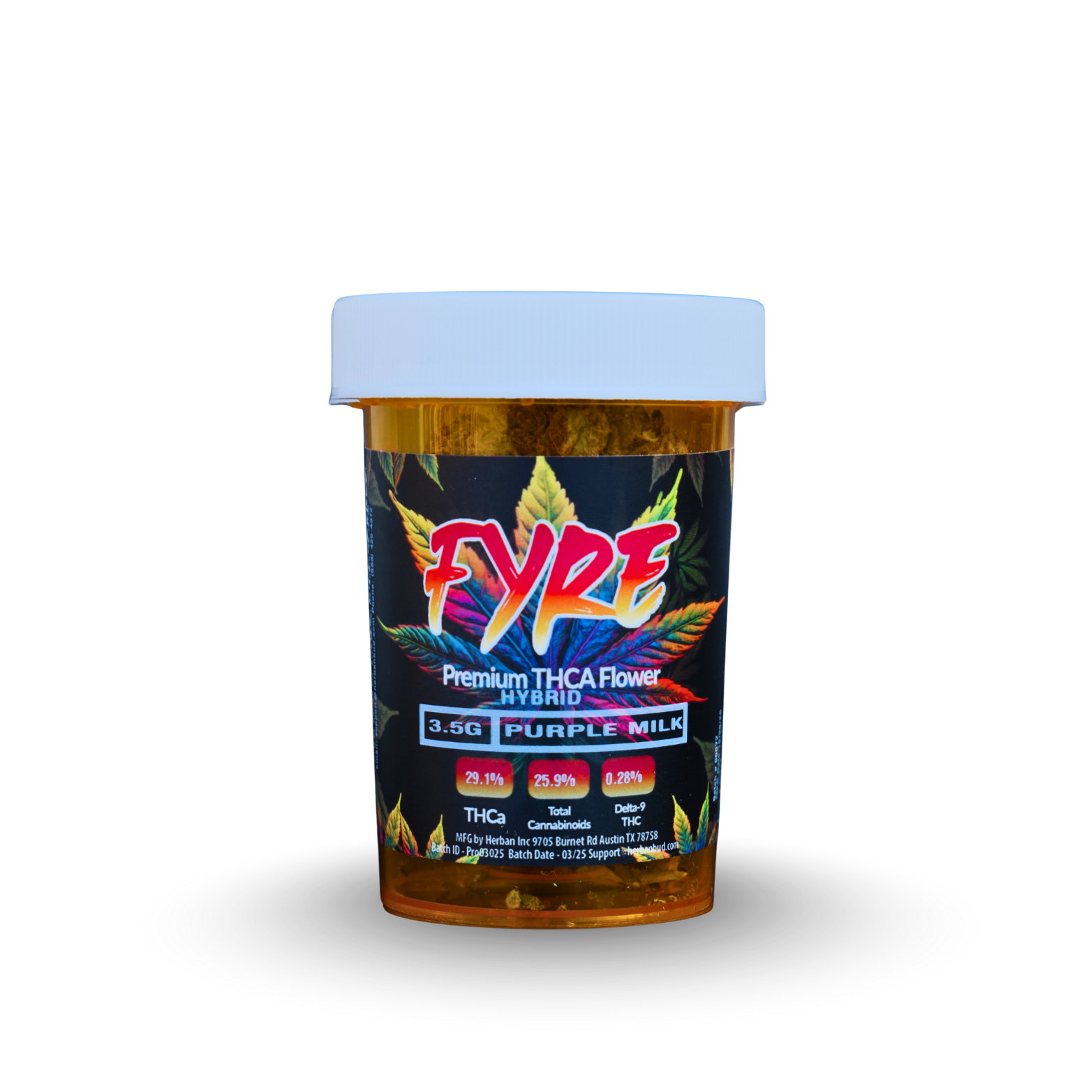 Purple Milk - Hybrid - Fyre THCa 3.5g Flower