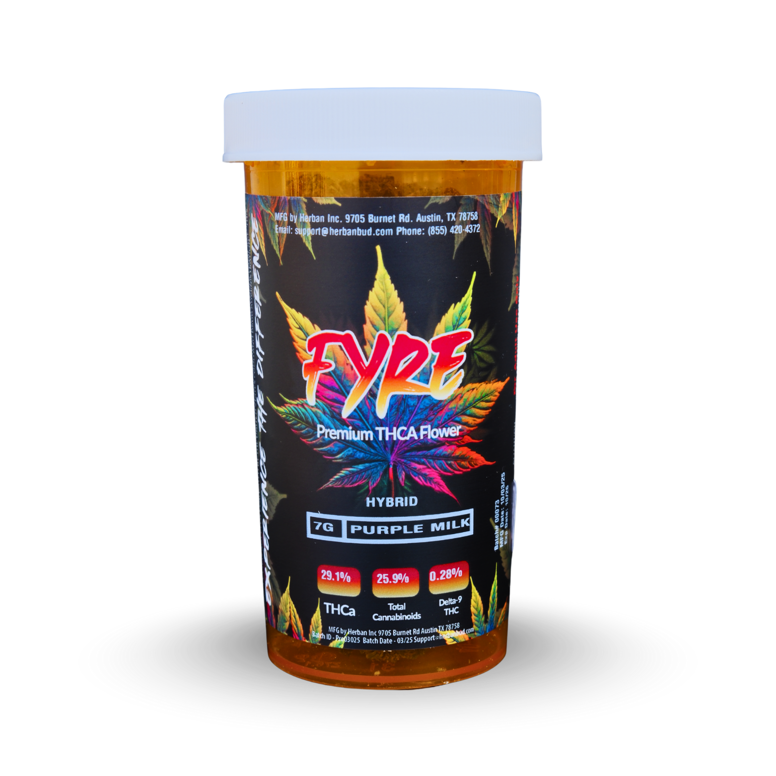 Purple Milk - Hybrid - Fyre THCa 7g Flower