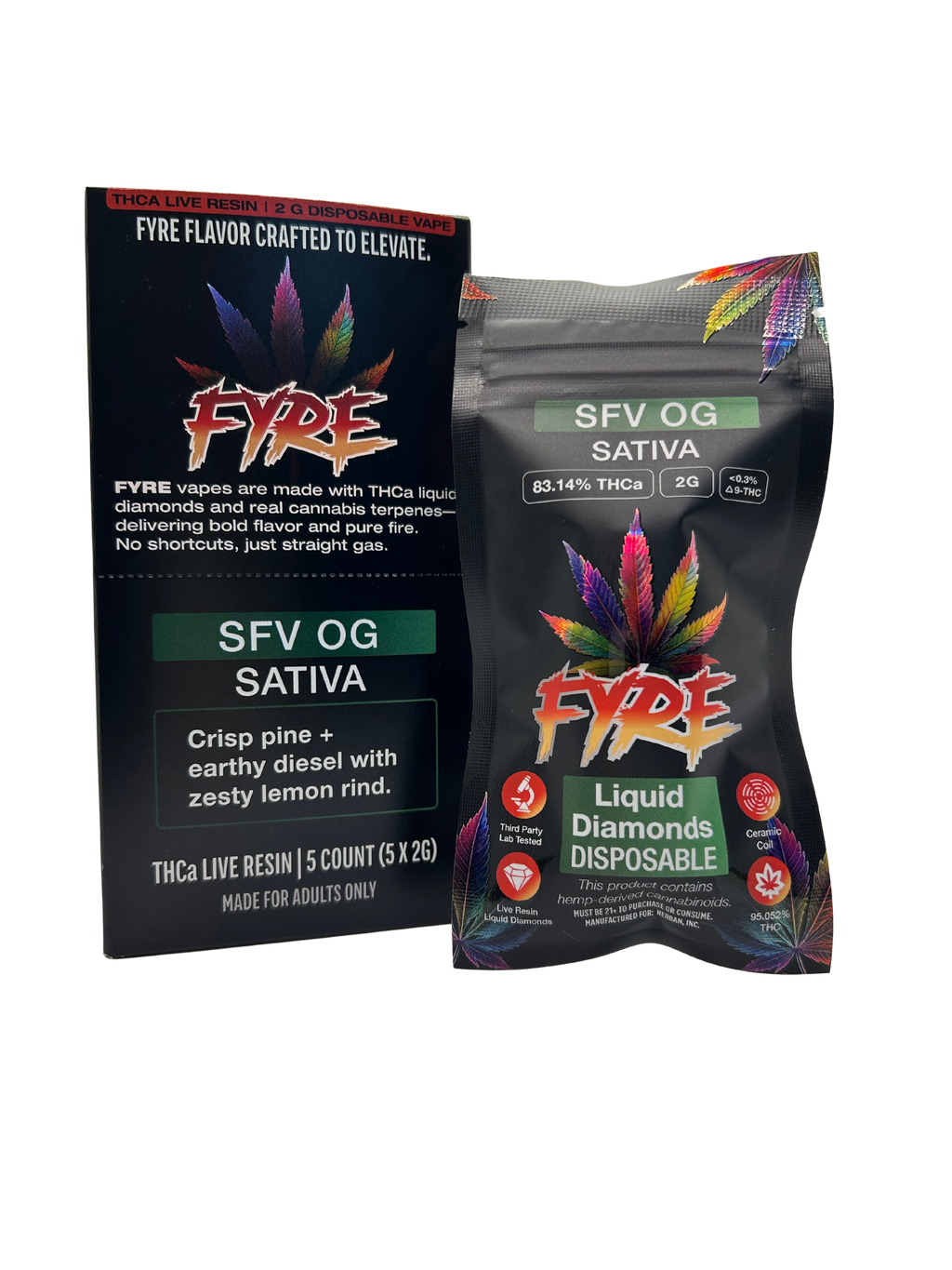 2g FYRE Disposable Vape