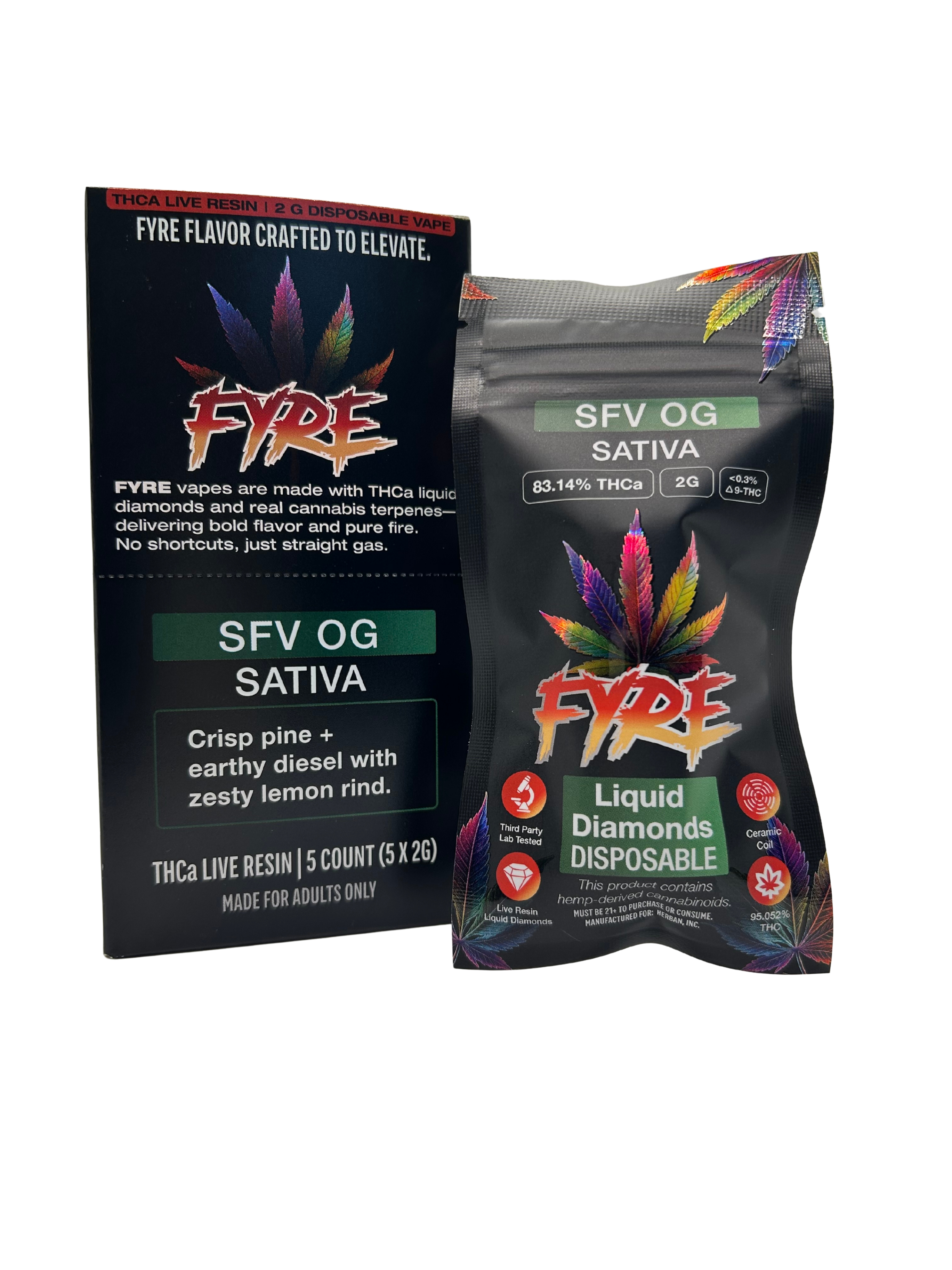 2g FYRE Disposable Vape