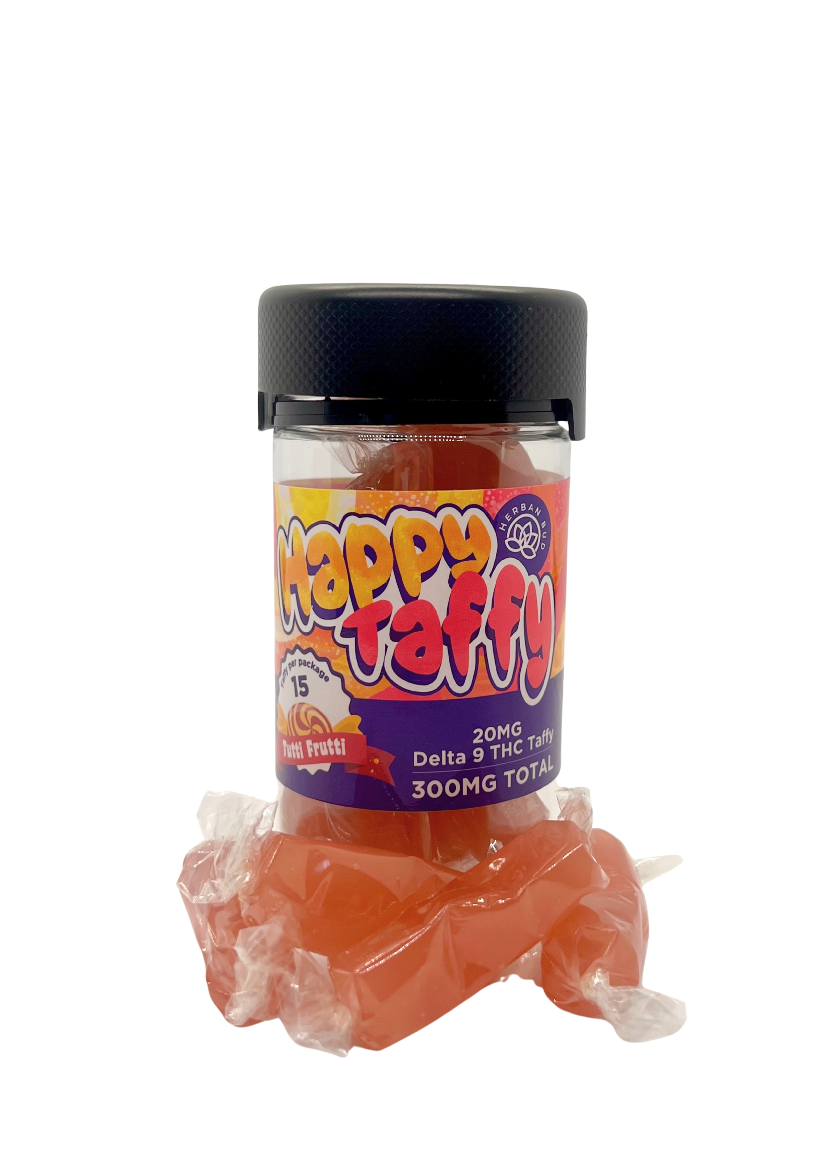 Tutti Frutti -  Delta 9 Happy Taffy - 15CT 20mg - 300mg