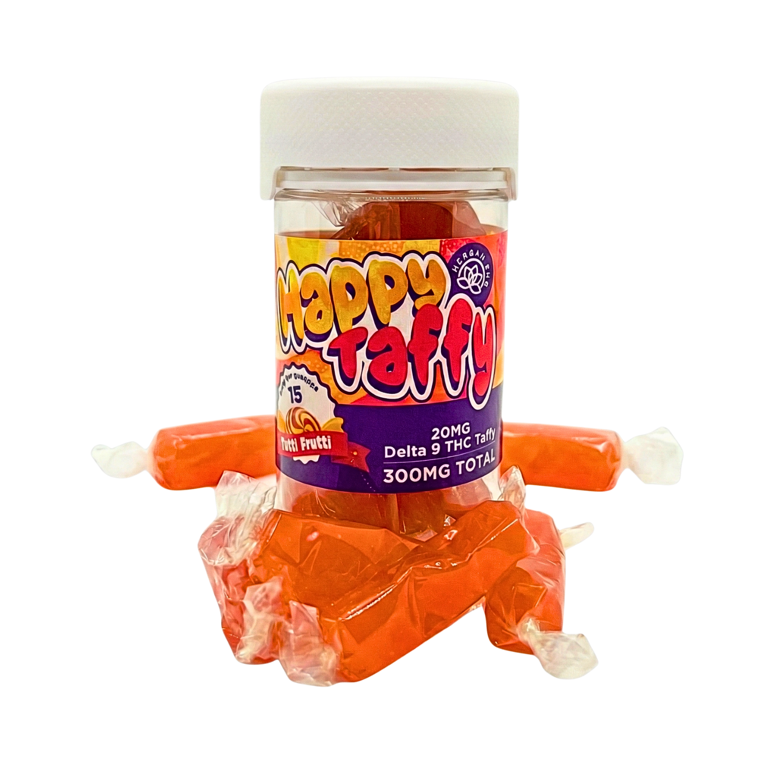 Tutti Frutti Delta-9 Happy Taffy - 15CT 20mg - 300mg