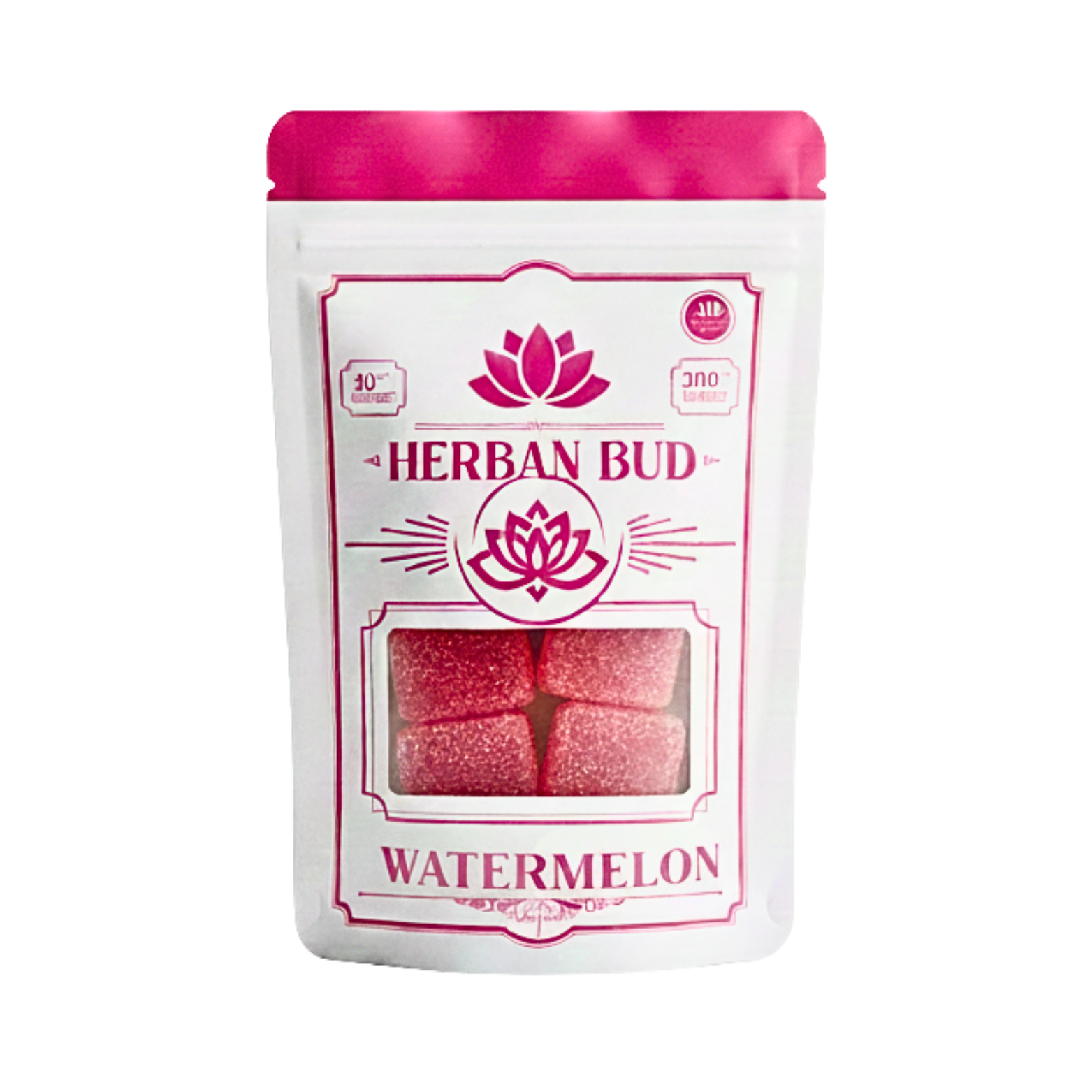 Delta-9 THC Gummies Watermelon 30 MG Live Rosin - 10ct - 300mg