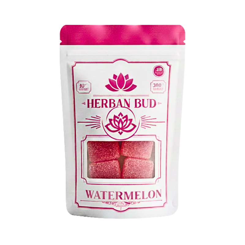 Delta-9 THC Gummies Watermelon 30 MG Live Rosin - 10ct - 300mg